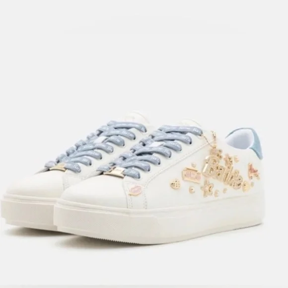 ALDO + Barbie™ x ALDO Barbiestep Charm Platform Sneakers size 6 new in Box - Picture 9 of 10